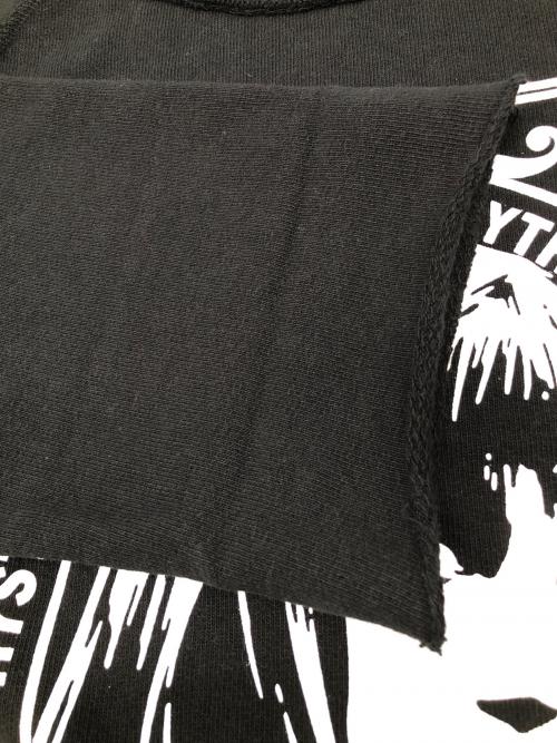 Hysteric Glamour（ヒステリックグラマー）Hysteric Glamour (ヒステリックグラマー) PAINTING GIRL オーバーサイズスウェット 22AW ブラック サイズ:FREEの古着・服飾アイテム