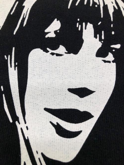 Hysteric Glamour（ヒステリックグラマー）Hysteric Glamour (ヒステリックグラマー) PAINTING GIRL オーバーサイズスウェット 22AW ブラック サイズ:FREEの古着・服飾アイテム