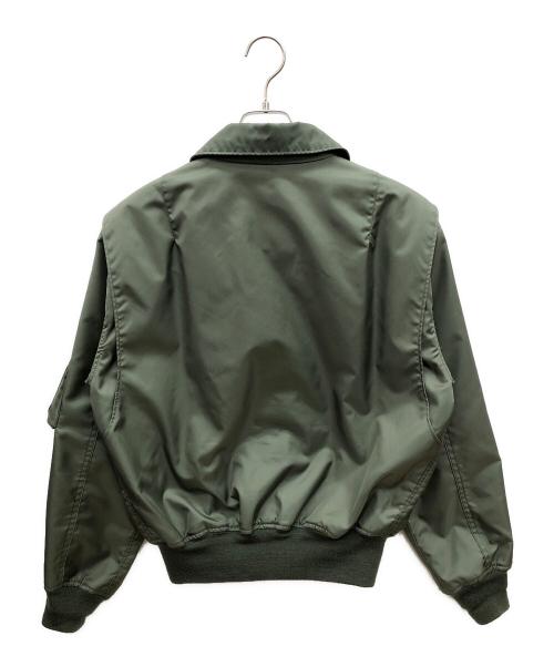 HOUSTON（ヒューストン）HOUSTON (ヒューストン) フライトジャケット カーキ サイズ:Mの古着・服飾アイテム