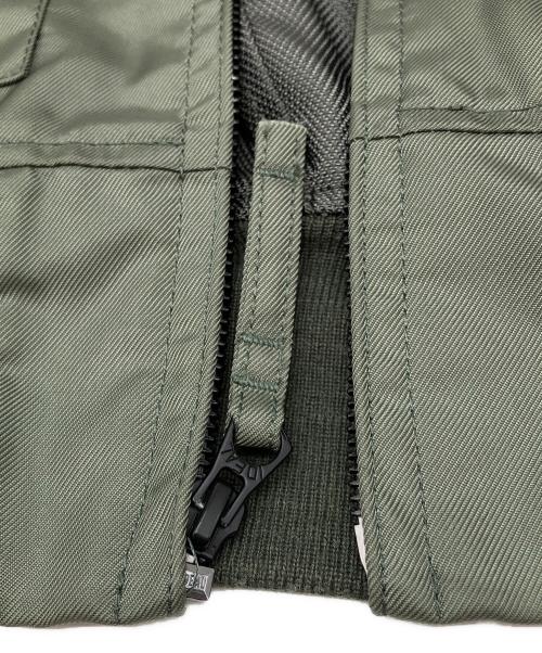 HOUSTON（ヒューストン）HOUSTON (ヒューストン) フライトジャケット カーキ サイズ:Mの古着・服飾アイテム