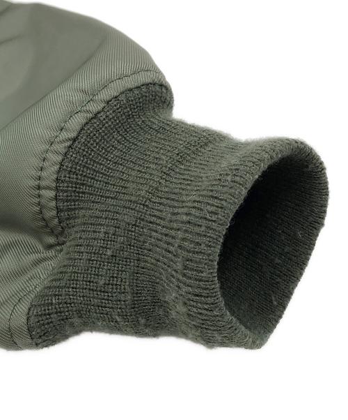 HOUSTON（ヒューストン）HOUSTON (ヒューストン) フライトジャケット カーキ サイズ:Mの古着・服飾アイテム