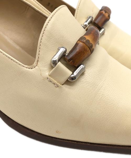 GUCCI（グッチ）GUCCI (グッチ) GRN アイボリー サイズ:36 1/2の古着・服飾アイテム