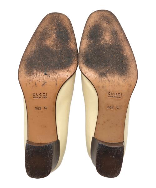 GUCCI（グッチ）GUCCI (グッチ) GRN アイボリー サイズ:36 1/2の古着・服飾アイテム