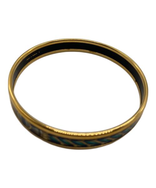 HERMES（エルメス）HERMES (エルメス) エマイユPM ゴールド×ネイビーの古着・服飾アイテム