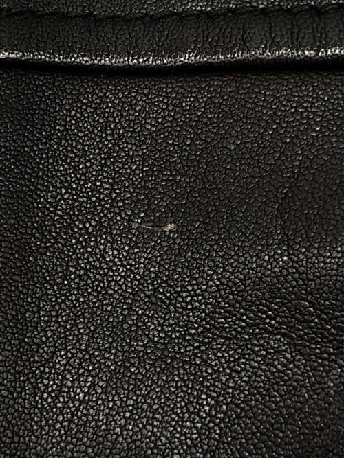 BOSS HUGO BOSS（ボス ヒューゴボス）BOSS HUGO BOSS (ボス ヒューゴボス) シングルライダースジャケット ブラック サイズ:US/2の古着・服飾アイテム