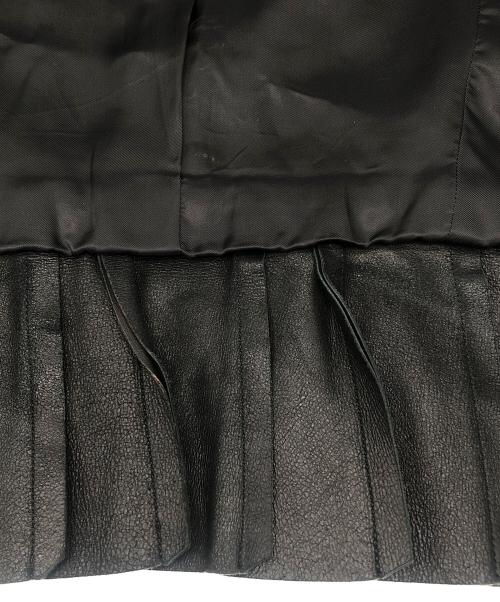 BOSS HUGO BOSS（ボス ヒューゴボス）BOSS HUGO BOSS (ボス ヒューゴボス) シングルライダースジャケット ブラック サイズ:US/2の古着・服飾アイテム