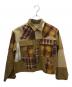 AVIREX Belle（アヴィレックス ベル）の古着「BDU CHECK REMAKE SHORT SHIRT」｜カーキ