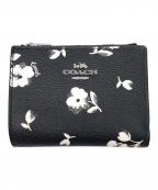 COACHコーチ）の古着「2つ折り財布」｜ブラック