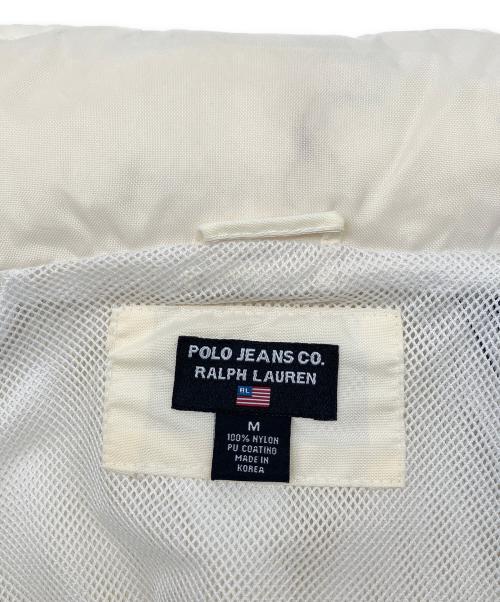 POLO JEANS CO.（ポロジーンズカンパニー）POLO JEANS CO. (ポロジーンズカンパニー) ナイロンジャケット RALPH LAUREN 古着 ホワイト×イエロー×ネイビー サイズ:Ｍの古着・服飾アイテム