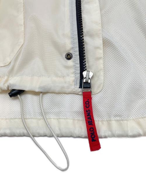 POLO JEANS CO.（ポロジーンズカンパニー）POLO JEANS CO. (ポロジーンズカンパニー) ナイロンジャケット RALPH LAUREN 古着 ホワイト×イエロー×ネイビー サイズ:Ｍの古着・服飾アイテム