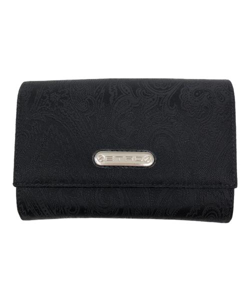 ETRO（エトロ）ETRO (エトロ) 財布　がま口 ブラックの古着・服飾アイテム