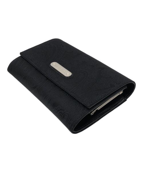 ETRO（エトロ）ETRO (エトロ) 財布　がま口 ブラックの古着・服飾アイテム