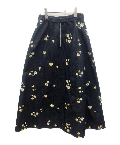 furfur（ファーファー）furfur (ファーファー) デニムスカート インディゴ サイズ:Free 未使用品の古着・服飾アイテム