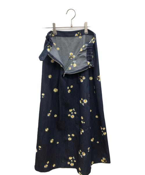 furfur（ファーファー）furfur (ファーファー) デニムスカート インディゴ サイズ:Free 未使用品の古着・服飾アイテム