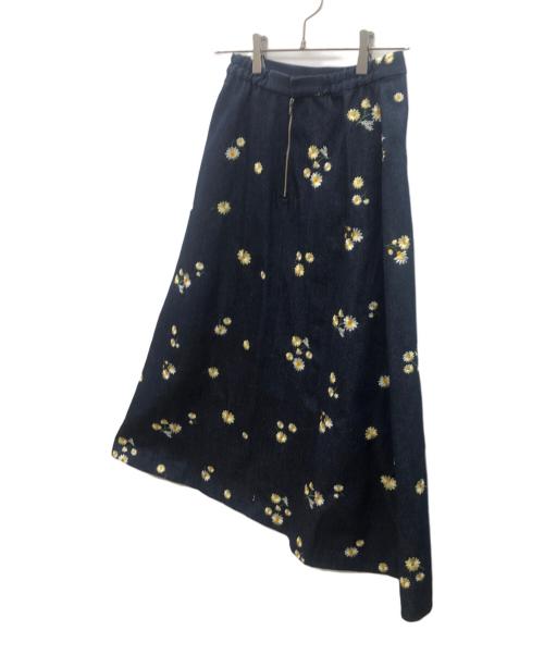 furfur（ファーファー）furfur (ファーファー) デニムスカート インディゴ サイズ:Free 未使用品の古着・服飾アイテム