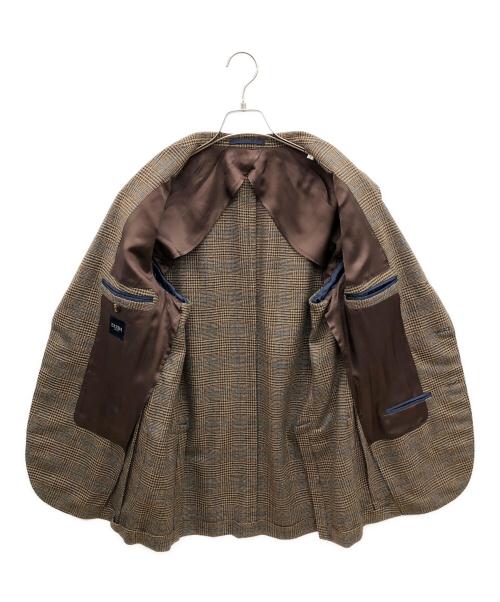 BARBA（バルバ）BARBA (バルバ) 3Bテーラードジャケット ブラウン サイズ:50の古着・服飾アイテム