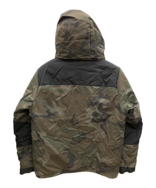 ALPHA（アルファ）ALPHA (アルファ) 中綿ジャケット カーキ×ブラック サイズ:Mの古着・服飾アイテム