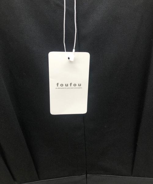 foufou（フーフー）foufou (フーフー) アメリカメディカルノースリーブドレス ブラック 未使用品の古着・服飾アイテム