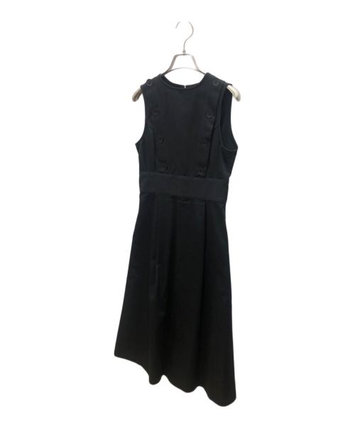 foufou（フーフー）foufou (フーフー) アメリカメディカルノースリーブドレス ブラック 未使用品の古着・服飾アイテム