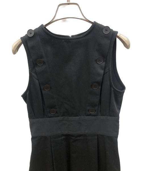 foufou（フーフー）foufou (フーフー) アメリカメディカルノースリーブドレス ブラック 未使用品の古着・服飾アイテム