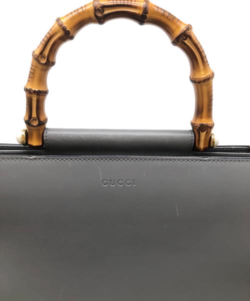 GUCCI（グッチ）GUCCI (グッチ)  ニムフェア バンブー  グレーの古着・服飾アイテム