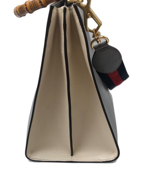 GUCCI（グッチ）GUCCI (グッチ)  ニムフェア バンブー  グレーの古着・服飾アイテム