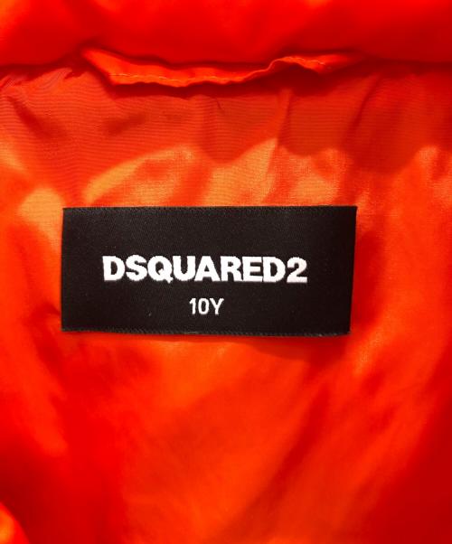 DSQUARED2（ディースクエアード）DSQUARED2 (ディースクエアード) 中綿ジャケット オレンジ×カーキ サイズ:140cm（10Y)の古着・服飾アイテム