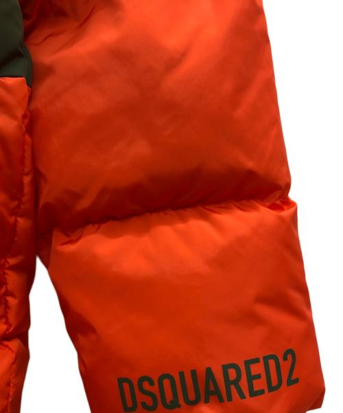 DSQUARED2（ディースクエアード）DSQUARED2 (ディースクエアード) 中綿ジャケット オレンジ×カーキ サイズ:140cm（10Y)の古着・服飾アイテム