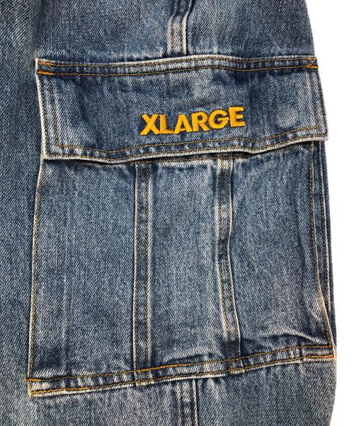 X-LARGE（エクストララージ）X-LARGE (エクストララージ) デニムカーゴパンツ インディゴ サイズ:32  170/74Aの古着・服飾アイテム