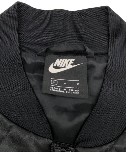 NIKE（ナイキ）NIKE (ナイキ) キルティングジャケット ブラック サイズ:Lの古着・服飾アイテム