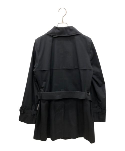 BURBERRY LONDON（バーバリーロンドン）BURBERRY LONDON (バーバリーロンドン) ショートトレンチコート ブラック サイズ:38の古着・服飾アイテム