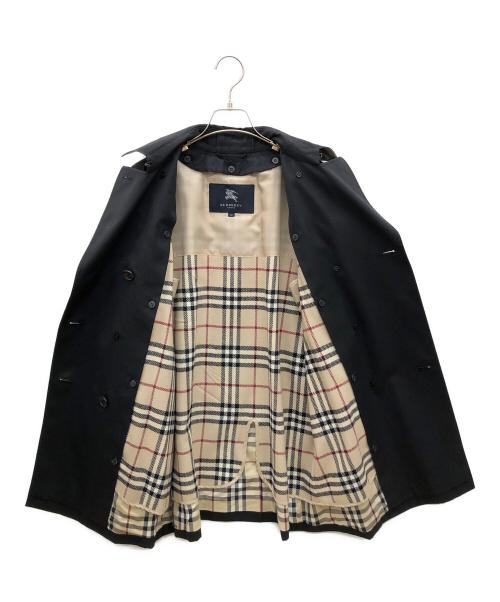 BURBERRY LONDON（バーバリーロンドン）BURBERRY LONDON (バーバリーロンドン) ショートトレンチコート ブラック サイズ:38の古着・服飾アイテム