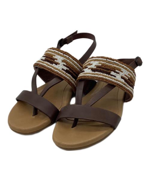 UGG（アグ）UGG (アグ) ストラップサンダル ブラウン サイズ:23ｃｍの古着・服飾アイテム