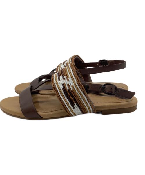 UGG（アグ）UGG (アグ) ストラップサンダル ブラウン サイズ:23ｃｍの古着・服飾アイテム