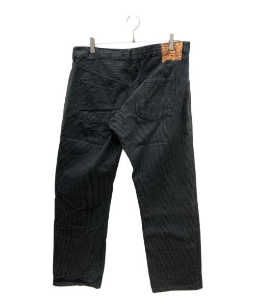 EVISU（エヴィス）EVISU (エビス) デニムパンツ ブラック サイズ:W36×L35の古着・服飾アイテム