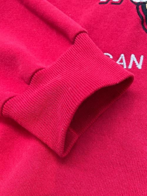 LEE（リー）LEE (リー) 90s刺繍スウェット　Hard Rock CAFE　USA製　古着 レッド サイズ:XLの古着・服飾アイテム