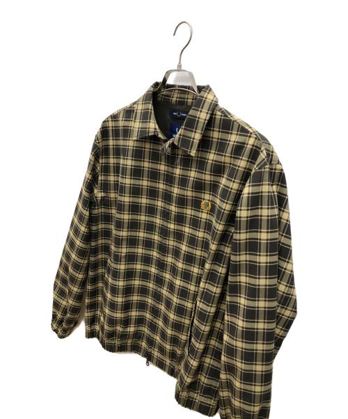 FRED PERRY（フレッドペリー）FRED PERRY (フレッドペリー) ジャケット ベージュ×ブラウン サイズ:Lの古着・服飾アイテム