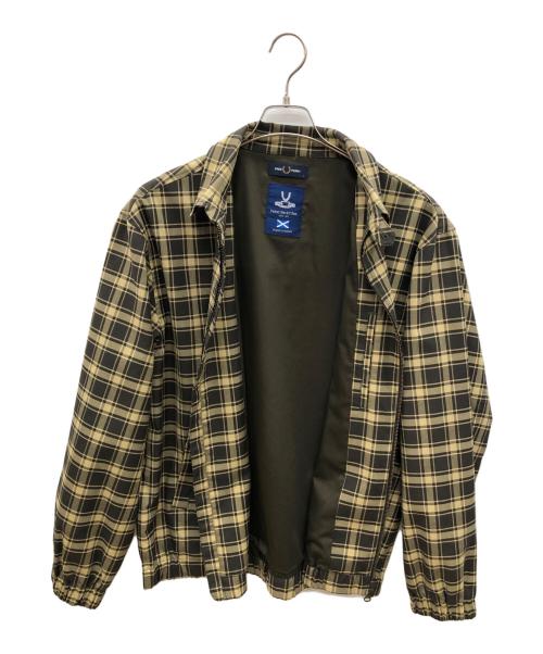 FRED PERRY（フレッドペリー）FRED PERRY (フレッドペリー) ジャケット ベージュ×ブラウン サイズ:Lの古着・服飾アイテム