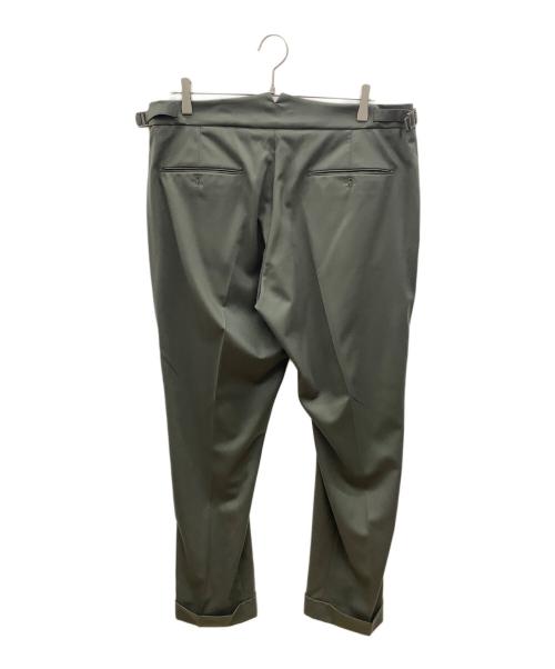 BERWICH（ベルウィッチ）BERWICH (バーウィック) ツープリーツアジャスター付きパンツ オリーブ サイズ:50の古着・服飾アイテム