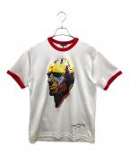 COMME des GARCONS HOMME PLUSコムデギャルソンオムプリュス）の古着「リンガーTシャツ　AD2007」｜ホワイト×レッド
