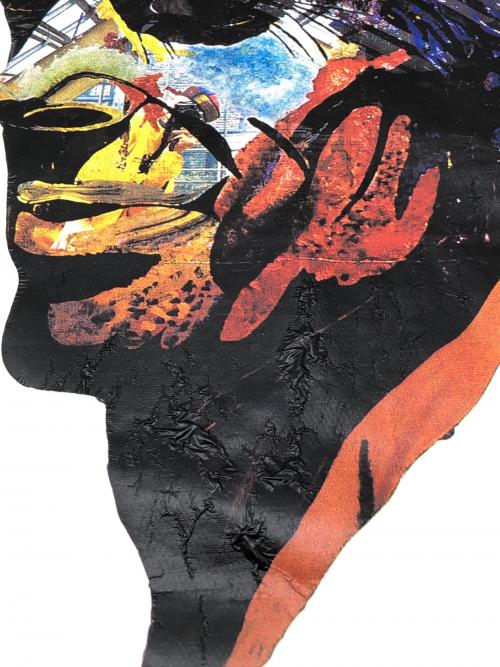 COMME des GARCONS HOMME PLUS（コムデギャルソンオムプリュス）COMME des GARCONS HOMME PLUS (コムデギャルソンオムプリュス) リンガーTシャツ　AD2007 ホワイト×レッド サイズ:Sの古着・服飾アイテム