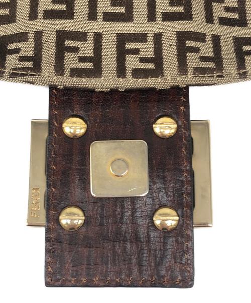 FENDI（フェンディ）FENDI (フェンディ) ハンドバッグ　マンマバケット　ズッカ ベージュの古着・服飾アイテム