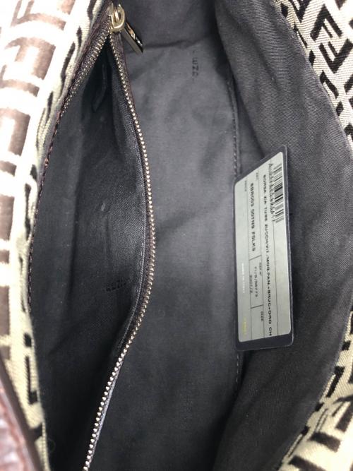 FENDI（フェンディ）FENDI (フェンディ) ハンドバッグ　マンマバケット　ズッカ ベージュの古着・服飾アイテム