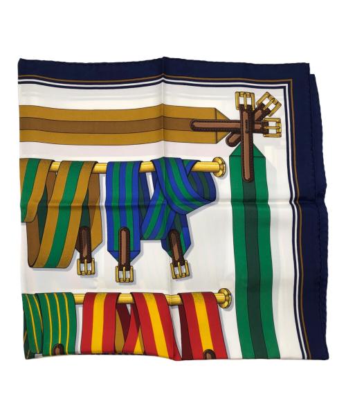 HERMES（エルメス）HERMES (エルメス) J.METZ ホワイト×ネイビーの古着・服飾アイテム