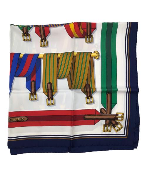 HERMES（エルメス）HERMES (エルメス) J.METZ ホワイト×ネイビーの古着・服飾アイテム