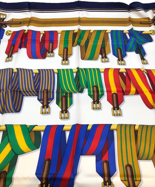 HERMES（エルメス）HERMES (エルメス) J.METZ ホワイト×ネイビーの古着・服飾アイテム