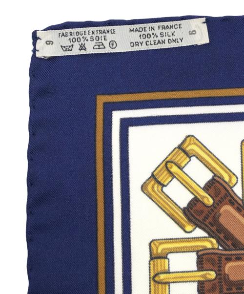 HERMES（エルメス）HERMES (エルメス) J.METZ ホワイト×ネイビーの古着・服飾アイテム