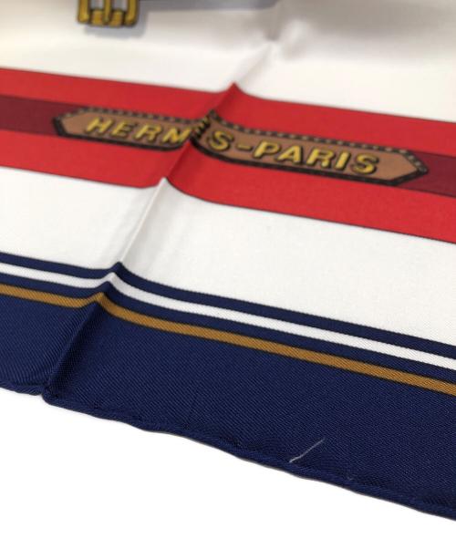 HERMES（エルメス）HERMES (エルメス) J.METZ ホワイト×ネイビーの古着・服飾アイテム