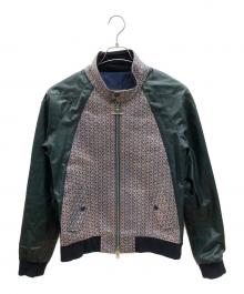 02DERIV（ツーディライヴ）の古着「レザージャケット」｜グリーン