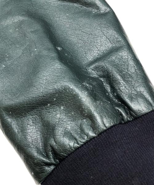 02DERIV（ツーディライヴ）02DERIV (ツーディライヴ) レザージャケット グリーン サイズ:2(M)の古着・服飾アイテム